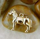 22kt gold plated 3D Horse charm, Equine add to your charm bracelet or chain