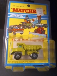 Matchbox Superfast #28 Mack Dump Truck 1971 In Blister Pack - Picture 1 of 8