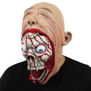 Halloween Latex Horror big Mouth mask Masquerade Carnival party Costumes Cosplay