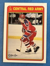 1990-91 O-Pee-Chee Central Red Army #19R Sergei Fedorov HOF Rookie RC INSERT