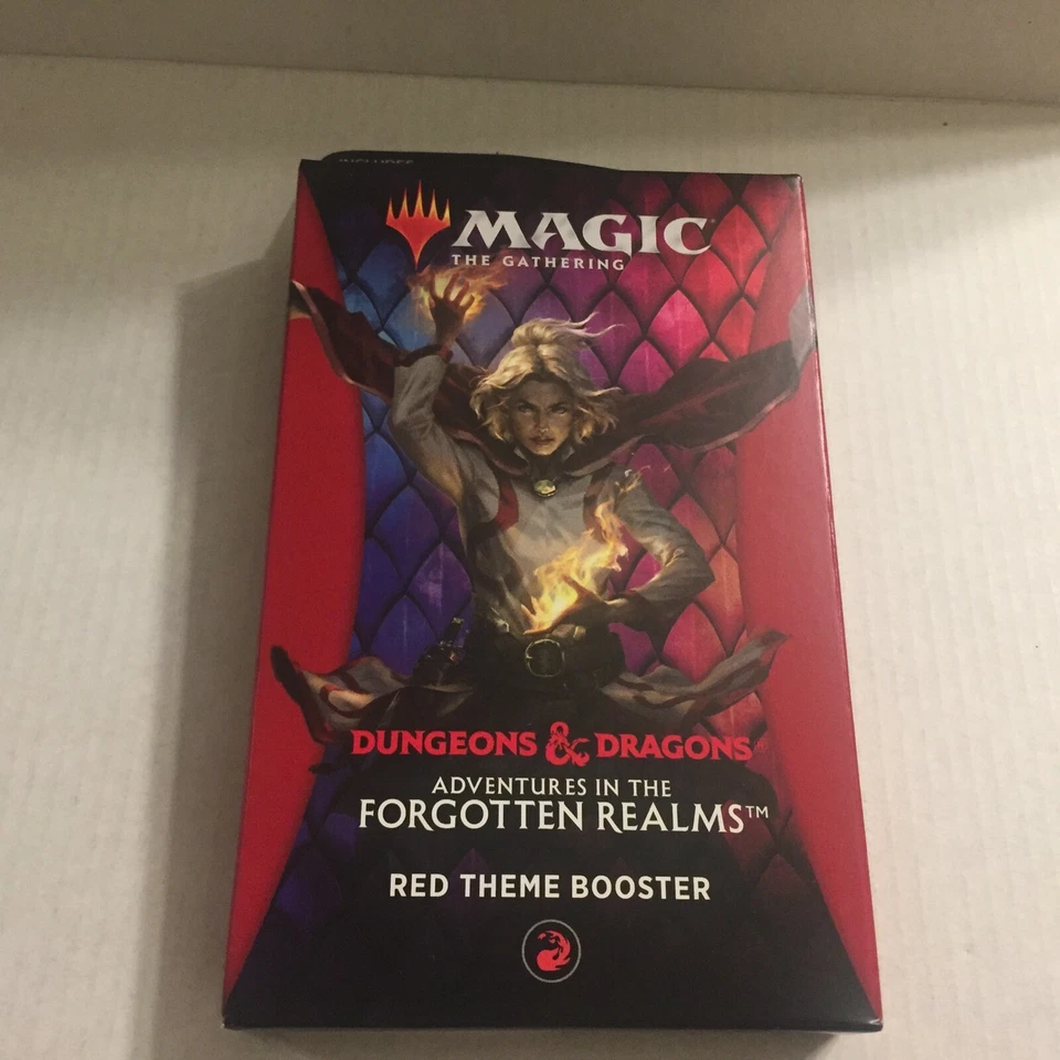 Red Theme Booster Magic the Gathering Dungeons & Dragons Forgotten Realms