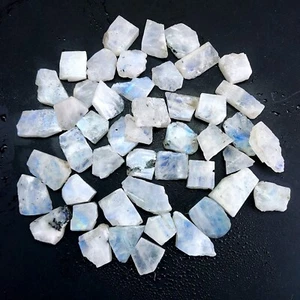 Lote áspero de piedra lunar arco iris natural de 828 quilates tamaño 14x17-17x25 mm #R-12602 - Imagen 1 de 6