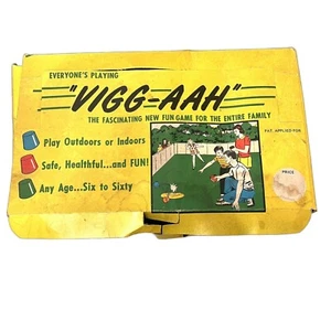 Rare Vintage Lawn Game. VIGG-AAH Yard Game. MM Industries Como Station St. Paul. - Picture 1 of 13