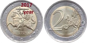 Moneda de curso de 2 euros Lituania 2017 Lituania moneda UNC - fecha clave rara - Imagen 1 de 1
