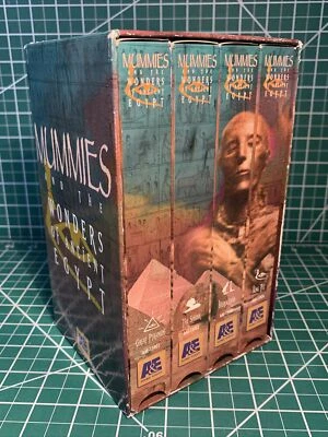 A&E Home Video Mummies And The Wonders Of Ancient Egypt 4 Tape Box Set VHS - Image 1 of 4