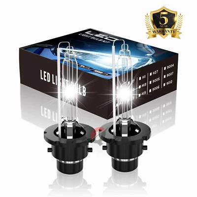 For Infiniti QX56 2004-2010 6000K Front Xenon HID Headlight Bulbs Low Beam Qty2 - Image 1 of 4