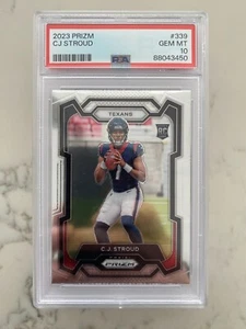 2023 PANINI PRIZM CJ Stroud #339 Houston Texans RC Rookie PSA 10 - Picture 1 of 1