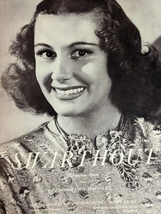 Gladys Swarthout 1943 Booking Ad Musical Performer Concert Soprano - Picture 1 of 2