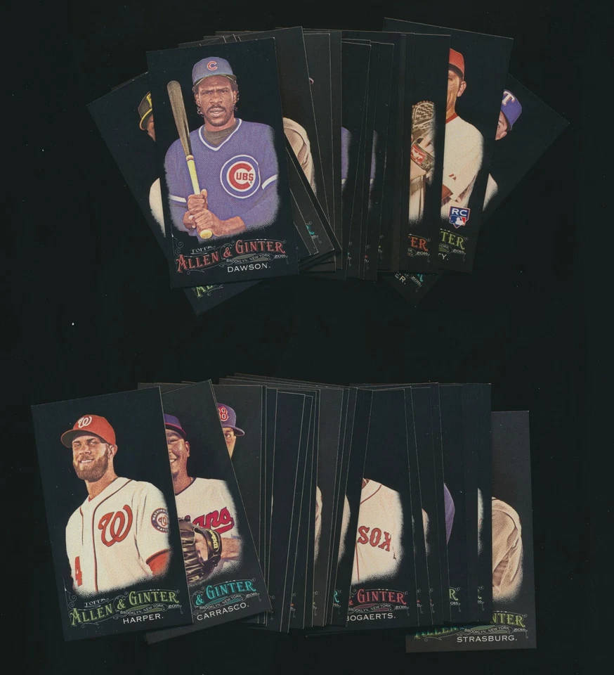 2016 Topps Allen & Ginter X Online Exclusive MINI Parallel Pick List Qty Disc. - Image 1 of 1