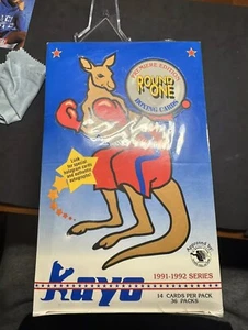 1991-1992 Series Kayo Boxing Cards Sealed Box of 36 packs Premier Edition ALI RC - Picture 1 of 6