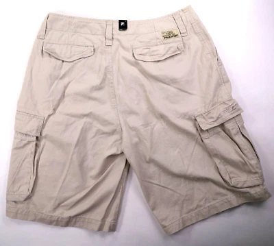 Pantalones Cortos Carga Deportivos Fila De Colección Talla 38 7 Bolsillos Sarga Nuevo Antiguo Stock Años 90 y2k Foto 1 de 4