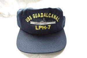 Cappellino da baseball, USS Guadalcanal LPH-7 poliestere - Foto 1 di 2