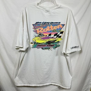 Vintage Spoiled Rotten Boat Racing Super Comp 3XL T-Shirt Distressed Flames XXXL - Picture 1 of 12
