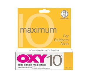 Original OXY 10 Maximum For Stubborn Acne Pimple Medication Treatment 25g - Picture 1 of 3