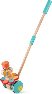 Hape Dancing Butterflies Push and Pull Toy, Assorted Colors, 12+ Months, L: 4, W - Image 1 of 4