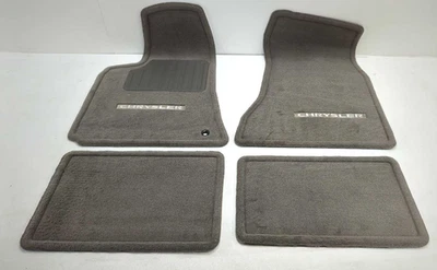 New OEM genuine Mopar Grey Carpet Floor Mats 2005-2010 Chrysler 300 4 piece Set - Image 1 of 4