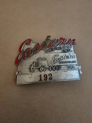 Prendedor insignia sombrero gorra camionero camión Eastern Express Inc muy raro Foto 1 de 3