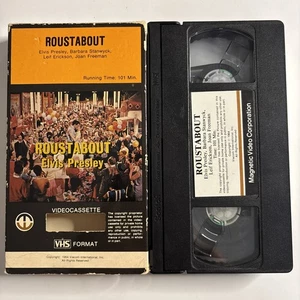 Roustabout Elvis Presley VHS 1980 RARE Magnetic Video HTF Vintage - Picture 1 of 5