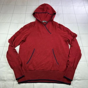 Title Nine Hoodie Damen Medium rot Reflect Tech Merinowolle Pullover Strick kuschelig - Bild 1 von 6