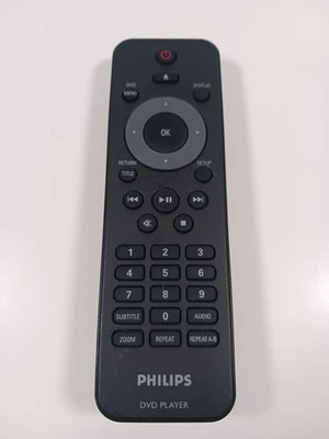 Genuine OEM PHILIPS DVD Player Remote Control 2422 549 01929 - Tested, Works - Image 1 of 4