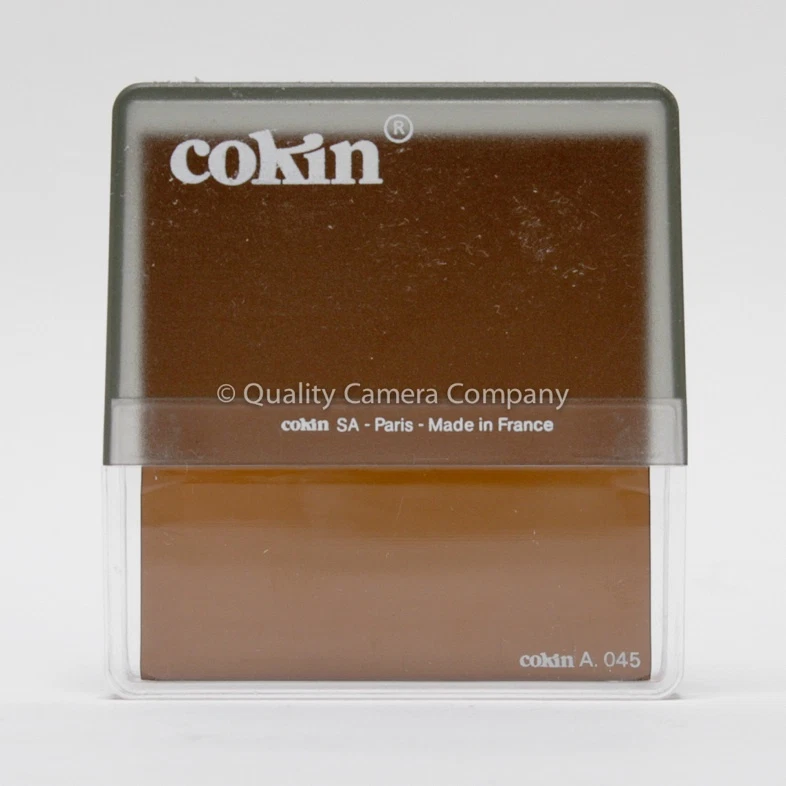 COKIN "A" SERIES A045 SEPIALIGHT FILTER - LIGHT SEPIA COLOR NOSTALGIA - NOS - Image 1 of 1