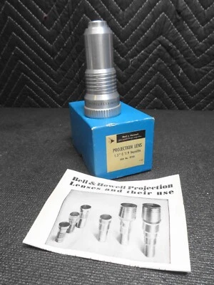 NOS Bell & Howell 16mm Projector Lens 1.5 inch f/1.9 Increlite w/ Paper - Image 1 of 4