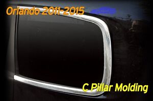 Chrome C-Pillar Garnish Molding Trim 2Pcs B921 EMS for Chevrolet Orlando 2011~16