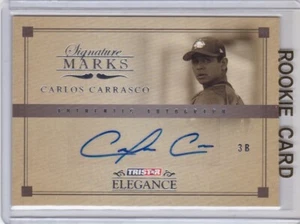 2007 Tristar Elegance Baseball Card #SM-CC1 Carlos Carrasco Autographed - NrMt - Picture 1 of 2