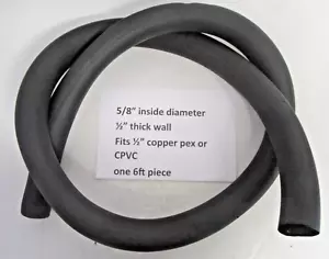 Aislamiento de tubería de 6 pies, Insultube, Armaflex, Armacell, 5/8" I.D. x 1/2" pared sólida - Imagen 1 de 6