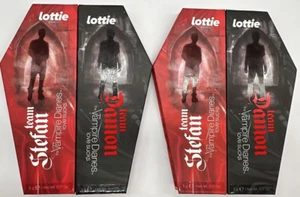 4 pezzi palette ombretti Lottie Vampire Diaries Love Sucks Team ~ Stefan & Damon - Foto 1 di 3