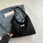Fashion Chain Backpack Vintage Pu Leather Tote Bag Butterfly Shoulder Bag