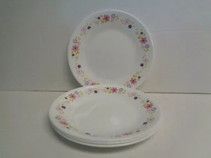 4 Corelle Floral Fantasy Appetizer Dessert Bread/Butter Plates New - Picture 1 of 3