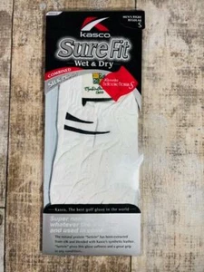 Kasco Sure Fit Golf Glove Men's Right Regular Small Dupont Country Club Wet Dry - Picture 1 of 2