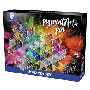 Staedtler 37 Pigment Brush/Calligraphy Pen Lightfast Fast-Drying Display of 280 - Picture 1 of 9