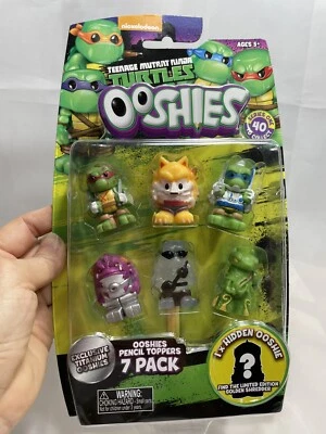Ooshies 忍者神龟系列 1 铅笔装 7 件装隐藏一个? — 第 1/2 张图片
