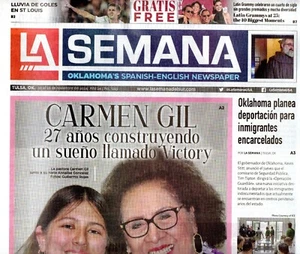LA SEMANA Oklahoma's Spanish-English Newspaper November 2024 Carmen Gil Grammys - Picture 1 of 1