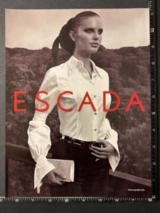 ESCADA 9X11" Magazine Fashion Advert M65 - Picture 1 of 1