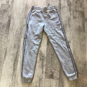 Adidas Gray Pants Youth Boys Large 14/16 - Picture 1 of 7
