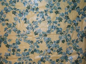 Brunschwig & Fils, English Ivy, Vintage Glazed Chintz, Floral, BTY, Color Yellow - Picture 1 of 2