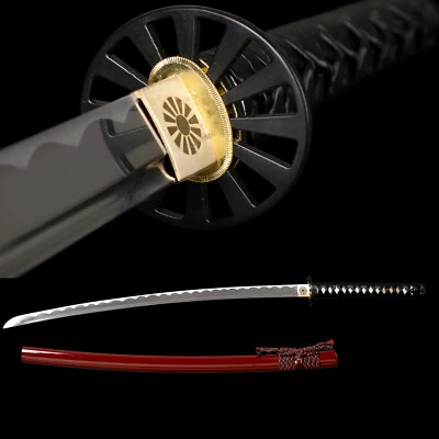 Espada Samurai Japonesa Katana 1095 Acero al Carbono Listo para Batalla Full Tang Afilada Foto 1 de 4