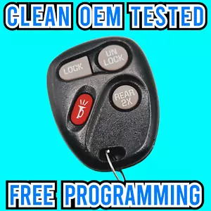 Clean 15732805 OEM 1998 1999 2000 CHEVY BLAZER Keyless Remote Fob Rear KOBUT1BT - Picture 1 of 9
