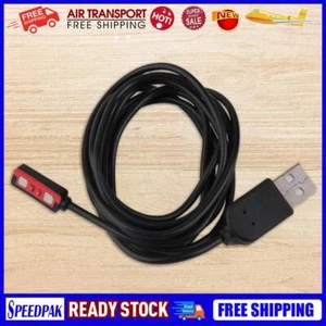 USB Charging Cable Charger Adapter for Pebble Steel Smartwatch Watch Black  AU - Photo 1 sur 5
