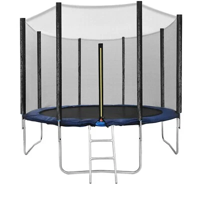 Trampolino 305 cm tappeto elastico da giardino esterno sport bambini rete sicura - Immagine 1 di 4
