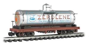 BACHMANN G 93401 ZEROLENE SINGLE DOME TANK CAR WITH METAL WHEELS & KNUCKLES NEW - Picture 1 of 1