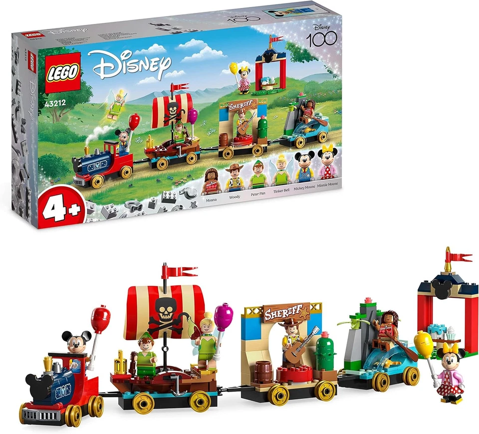 LEGO 43212 DISNEY CLEBRATION TRAIN TRENO DI COMPLEANNO 100° APRILE 2023-2024 - Immagine 1 di 1