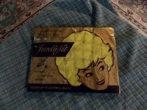 Vintage JEWELIE NET Dark Brown Hair HAIR DO Jeweled Hair Net NOS ! - Picture 1 of 4