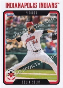2023 Indianapolis Indians Colin Selby RC Rookie Pittsburgh Pirates Minor League - Bild 1 von 1
