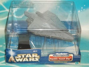 STAR WARS ACTION FLEET SERIES AOTC SAGA REPUBLIC ASSAULT SHIP VEHICLE - Picture 1 of 4