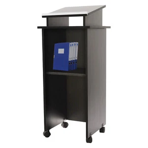 Mobile Presentation Stand Presentation Standing for Classroom Black - Picture 1 of 16