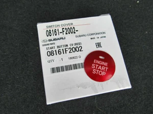 Subaru genuine RED PUSH START BUTTON COVER FORESTER LEGACY IMPREZA WRX STI OEM - Picture 1 of 1
